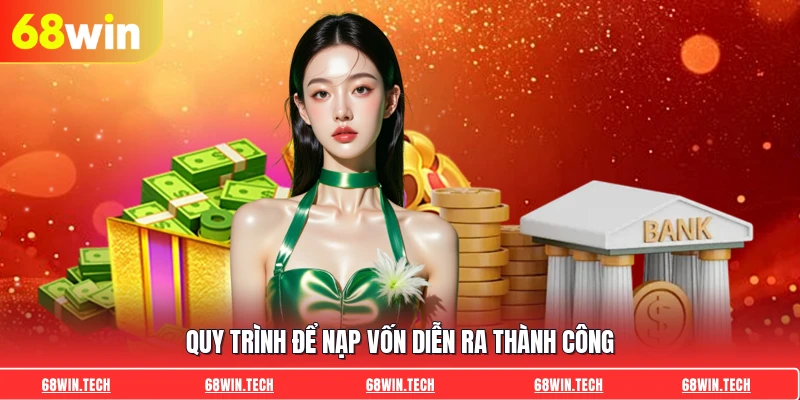 Quy trình để nạp vốn diễn ra thành công